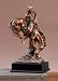 Western Cowboy Figure Bronze Statue Sculpture 12H