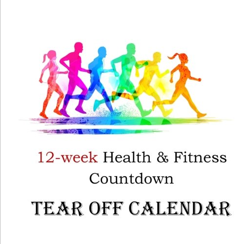 12-week Health & Fitness Countdown Tear off  Calendar