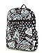 Belvah Womens Quilted Cotton Floral Backpack Bag