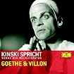 Kinski Spricht Goethe Und Villon