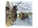 Huron Chief Donnacona Warns Cartier's Expedition Not to Sail Up the St. Lawrence River, c.1535 Giclee Poster Print, 12x9