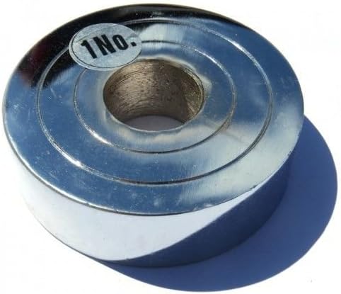 Splay Chrome Dumbbell Plate (2KG)