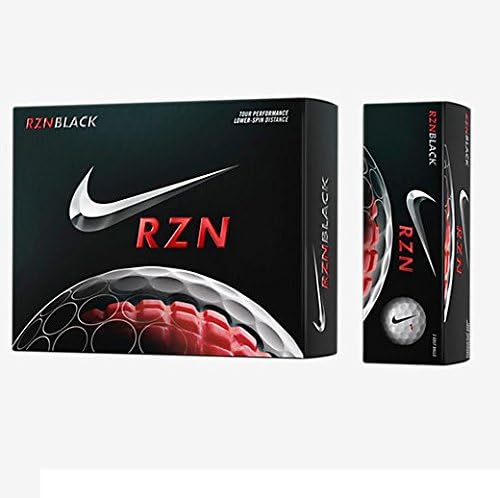 Nike RZN Black Golf Balls - 3 Dozen (36 Golf Balls)