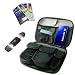 Deluxe Rugged Mobile Carrying Case for Nintendo DS / DS Lite / Dsi Handheld Gaming Systems - Holds Chargers, Games, Earphones and MORE - Includes BONUS LCD (2x) Screen Protectors and SD Card Reader
