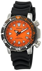 Seiko Men's SNM037 Automatic Dive Black Urethane Strap Watch
