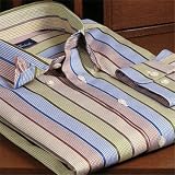 Multi Color Stripe Long Sleeve Sport Shirt