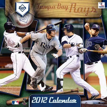 Tampa Bay Rays 2012 Team Wall Calendar