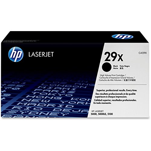 HP 29X High Yield Black Original LaserJet Toner Cartridge (C4129X)