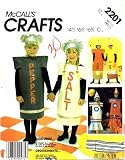 McCall's 2201 Sewing Pattern Adult Salt and Pepper Shaker Costumes Bust / Chest 32 1/2 - 34