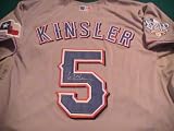IAN KINSLER SIGNED AUTOGRAPHED JERSEY TEXAS RANGERS COA + PROOF PHOTO