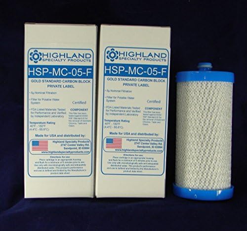 Frigidaire WFCB WF1CB RG100 RC200 9910 46-9910 Replacement Refrigerator Water Filter by My Choice Water, 2 Pack