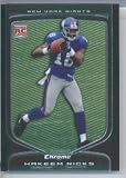 2009 Bowman Chrome Football Rookie Card (RC) #124 Hakeem Nicks New York Giants Mint Condition - Shipped In Protective Screwdown Display Case!