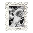 Pewter Open Heart w/Crystals - 5x7
