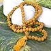 HealthAndYoga(TM) Mala Beads Turmeric