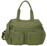 OiOi Green Faux Buffalo Carry All