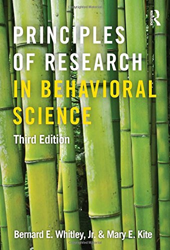 principles of research in behavioral science third edition
