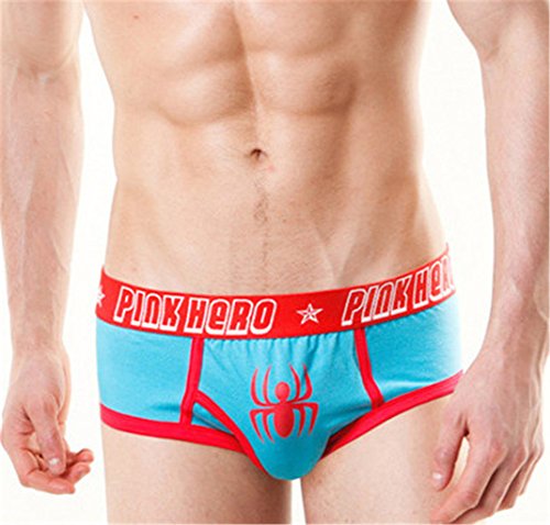 Men's Boxer Briefs, Cotton, Light Blue, Medium