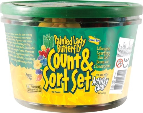 Childrens Toyshop  Toys : Painted Lady Count and Sort Set
