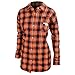 Denver Broncos Womens Wordmark Basic Flannel Shirt Medium