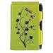 Notepads - Wellspring Lime Blossoms Flip Notes Notepad w/Pen