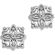 18K White Gold Earring Jackets