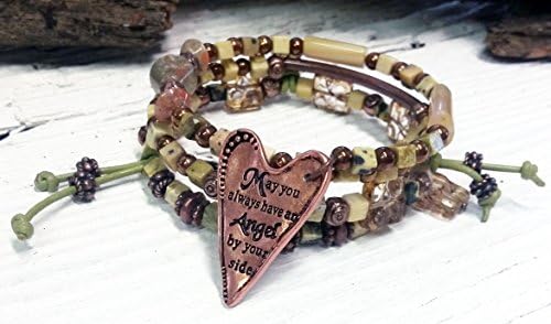 Beaded Charm Memory Wrap Bracelet Gift For Women