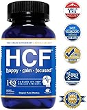 HCF Happy Calm Focused Brain Supplement - Amino Acids, Vitamins and Minerals for Memory, Attention, Focus, Mood, Concentration, Sleep, Weight Loss, Energy, Confidence and Hormone Balance
