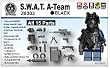 SWAT Team Gear Pack in Black (15 Pieces) - LEGO Compatible Minifigure Pieces