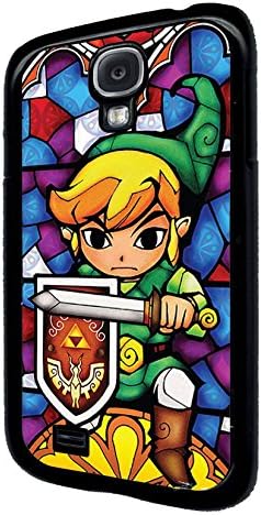 Zelda Stained Glass Samsung Galaxy S4 Rubber Case