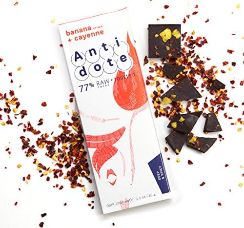 Antidote - Organic / Vegan Chocolate Bars (Banana + Cayenne) (3-Pack)