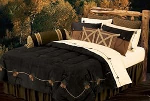 Hiend Accents Black Pine Bedding