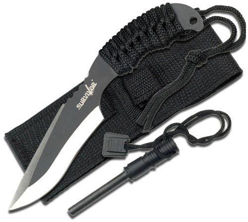 Survivor HK-758 Fixed Blade Knife, 7-Inch Overall Survivor HK-758 Fixed Blade Knife, 7-Inch Overall