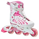 Roller Derby Web Stinger Adjustable Girl's Inline Skates, Medium (2-5)
