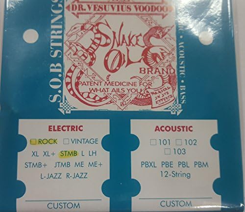 Snake Oil Brand "ROCK" Electric Guitar Strings 9-46 R-STMB Light top heavy bottom