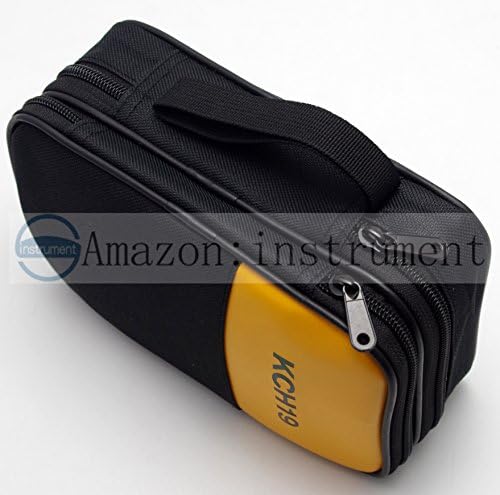 KCH19 Double Layer Zipper Carrying Case/bag Use for fluke multimeter