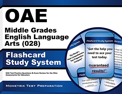 OAE Middle Grades English Language Arts (028) Flashcard Study System: OAE Test Practice Questions & Exam Review for the Ohio Assessments for Educators (Cards)