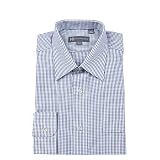 Hickey Freeman Blue Mini Stripe Cotton Dress Shirt