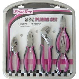 The Original Pink Box PB5PL Pliers Set, 5-Piece by The Original Pink Box
