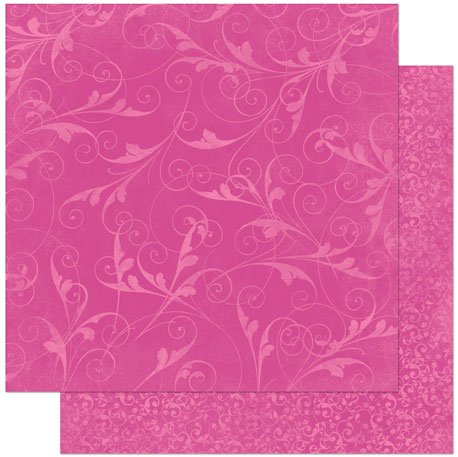 Pink Punch Flourish 12X12 Double Dot Designs 