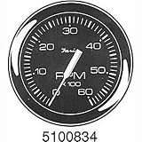 Coral Series Marine Instruments (298-5100834) - Type: Tachometers For 4, 6, 8 Cylinder Gas Inboard & I/oft.s - Description: 0-6000 Rpm