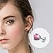 R-timer Jewelry Crystal Stud Earrings for Women Swarovski Elements (Tourmaline)