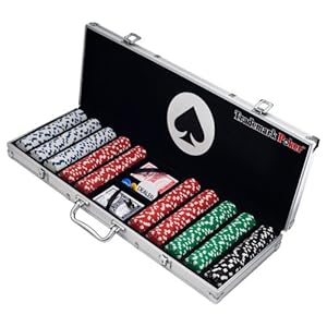 Trademark Poker 500 Dice Style 11.5-Gram Poker Chip Set