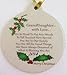 Granddaughter Dream Come True Porcelain Ornament Gift Boxed Rhinestone Blessing