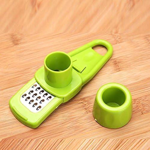 Magical Home Multifunction garlic presser Grinding Grater Planer Slicer Cutter Cooking Tool Kitchen Utensils Kitchen Accessories (green)
