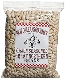 New Orleans Gourmet Foods Great Northern Beans With Seasoning, 14-Ounce Bags (Pack of 6)