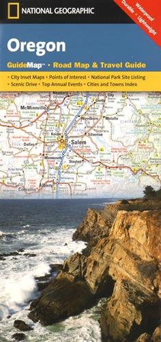 Oregon (National Geographic Guide Map)