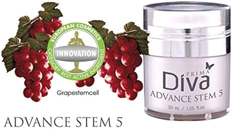 Anti-aging Prima Diva Advance Stem 5 Moisturizer Cream 30 ml. (Pack of 6) + Free Shipping