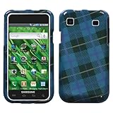 MyBat Blue Plaid Weave Faceplate Hard Cover Case For Samsung Galaxy S T959
