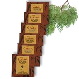 5 MOTH REPELLENT SACHETS WITH CEDAR WOOD - for Drawers, Cupboards etc.