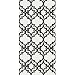 Handcrafted Painted Gate Wallpaper Color: Black / Ivory